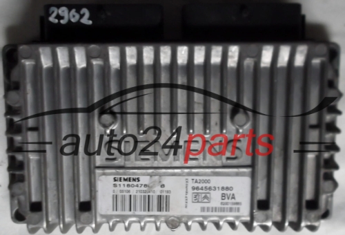 CENTRALITA ECU CAJA DE CAMBIO AUTOMATICO PEUGEOT 406 2.0 HDI SIEMENS S118047803B, S118047803 B, S 118047803 B, 9645631880 TA2000