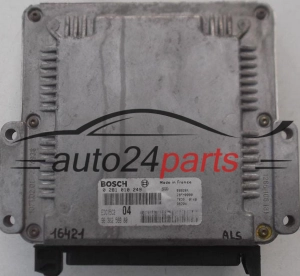 CENTRALINA MOTORE CITROEN XSARA PICASSO PEUGEOT 306 2.0 HDI BOSCH 0 281 010 249, 0281010249, 96 362 569 80, 9636256980