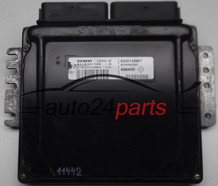 CENTRALINA DO MOTORE RENAULT SCENIC 1.6 S118301108A, 8200149887