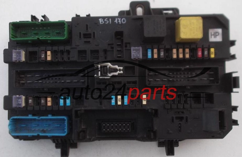Central do sistema elétrico com caixa de relés e fusíveis, central de controle modul BSI OPEL ASTRA H ZAFIRA B GM 13 220 830 HP