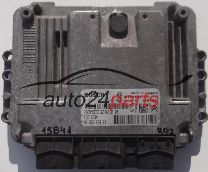 CENTRALINA MOTORE PEUGEOT 206 1.6 HDI BOSCH 0 281 011 560, 0281011560, 96 598 238 80, 9659823880