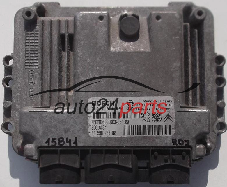 CENTRALINA MOTORE PEUGEOT 206 1.6 HDI BOSCH 0 281 011 560, 0281011560, 96 598 238 80, 9659823880