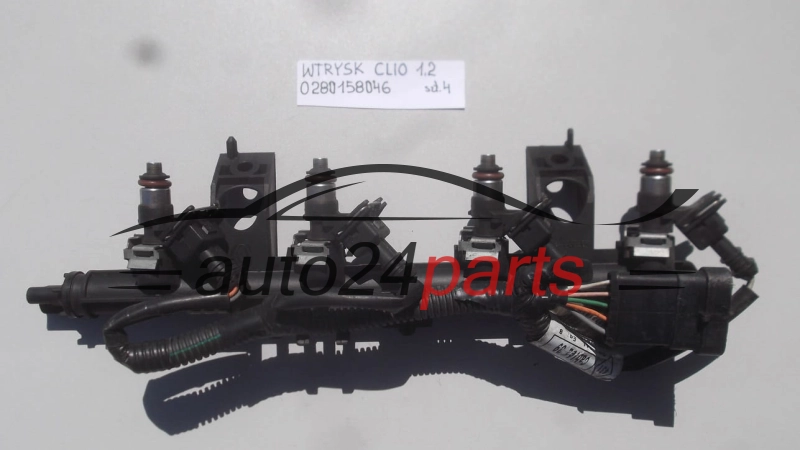 WTRYSK WTRYSKIWACZ PALIWA BENZYNA 1.2 16V RENAULT CLIO III BOSCH 0 280 158 046, 0280158046