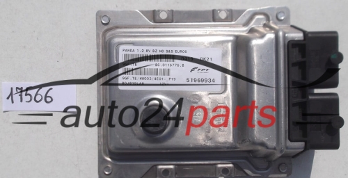 KOMPUTER STEROWNIK SILNIKA FIAT PANDA 1.2 51969934, 9GF.TE