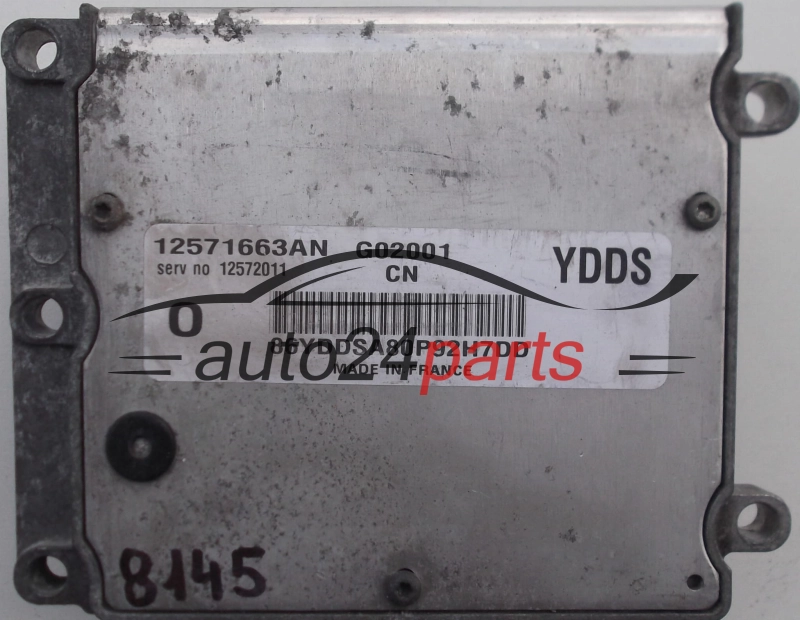 CENTRALITA DE MOTOR OPEL VECTRA SIGNUM 2.2 Z22SE 12571663AN YDDS, YDDS, 12571663 AN, 12572011, 12 572 011, 6235174, 62 35 174