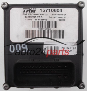 Αντλία αβς PEUGEOT 407 SIEMENS VDO S118676001N, TRW 15710604, 15710504D, 9661731180