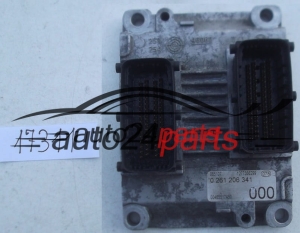 CALCULATEUR MOTEUR FIAT MAREA 2.0 BOSCH 0 261 206 341, 0261206341 00465517450 465517450, 1277356299