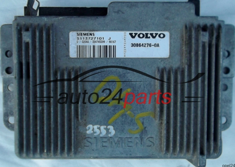 MOTORSTEUERGERÄT ECU STEUERGERÄT VOLVO S40 V40 2.0 SIEMENS S113727101J