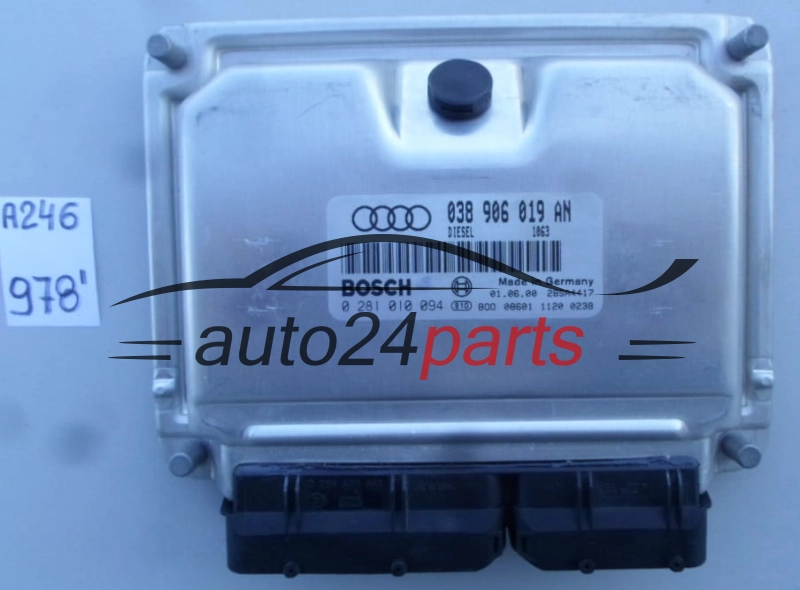 AUDI A4 1.9 TDI BOSCH 0 281 010 094, 0281010094, 0 38 906 019 AN, 038906019AN