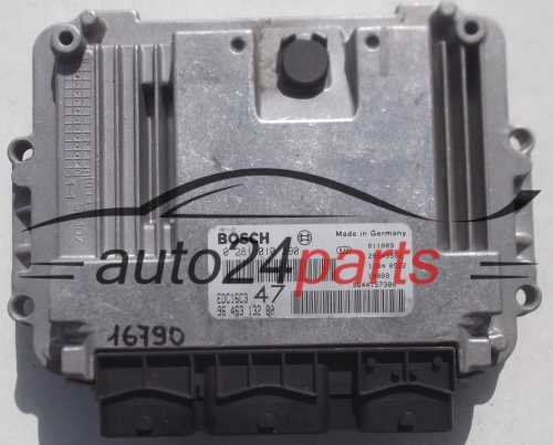 ECU CENTRALITA DE MOTOR PEUGEOT 307 1.4 HDI BOSCH 0 281 010 390, 0281010390, 96 463 132 80, 9646313280, 9644157380, 28SA5502, EDC16C3 47
