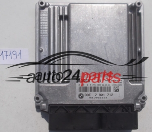 CALCULATEUR MOTEUR BMW E60 E61 3.0 D BOSCH 0 281 013 253, 0281013253, DDE 7 801 712, DDE7801712, 7801712