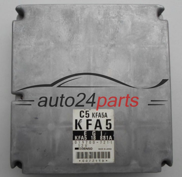 ECU ENGINE CONTROLLER  MAZDA XEDOS 6 Denso 079700-7211, KFA5 18 881A