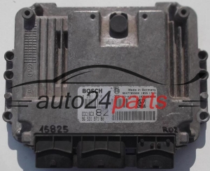 CENTRALINA DO MOTORE PEUGEOT 206 1.4 HDI BOSCH 0281010707, 0 281 010 707, 9653197180, 96 531 971 80, 9647785580, EDC16C3 82 SOFT 1039S03623