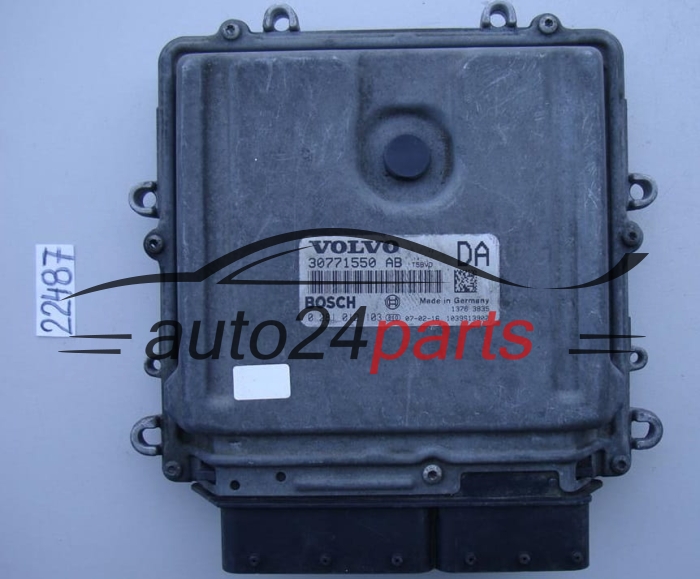 Μονάδα Ελέγχου Κινητήρα VOLVO 2.4 TDI BOSCH 0 281 012 103, 0281012103, 30771550 AB