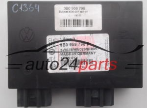 Μονάδα ελέγχου άνεσης VW SEAT SKODA HELLA 5DK 007 697-01, 5DK00769701, 3B0 959 796 P, 3B0959796P 