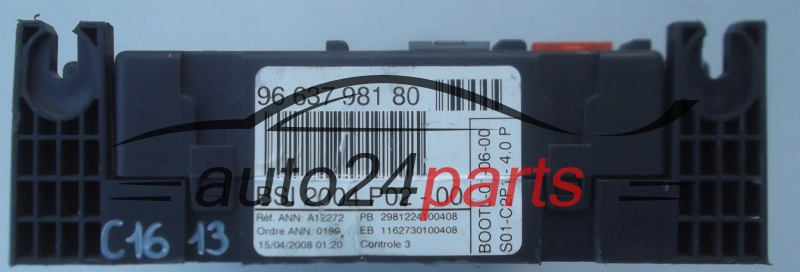 Centralina modulo BSI  CITROEN PEUGEOT 96 637 981 80