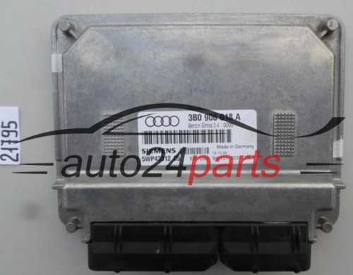 Μονάδα Ελέγχου Κινητήρα AUDI A4 1.6 3B0 906 018A, 3B0906018A, 5WP43312 05, 5WP4331205