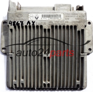 ECU CENTRALITA DE MOTOR RENAULT CLIO 1.2 21623427-4 A, 216234274A, 7700104481, 7700102990, HOM 7700868295, HOM7700868295 