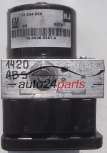 POMPE HYDRAULIQUE ET CALCULATEUR dABS OPEL ASTRA H ZAFIRA B GM 13 244 860 BJ, 13244860, ATE 10.0206-0287.4, 10020602874,  10096005903