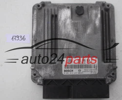 KOMPUTER STEROWNIK SILNIKA SKODA OCTAVIA 1.9 TDI BOSCH 0 281 012 237, 0281012237, 03G 906 016 K, 03G906016K, 1039S07818, EDC16U1