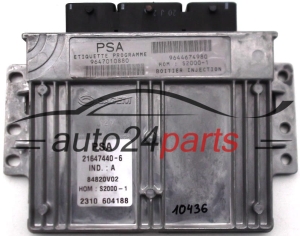CENTRALITA DE MOTOR  PEUGEOT 406 1.8, 9644674980, S2000-1, 9647010880, PSA 21647440-6 