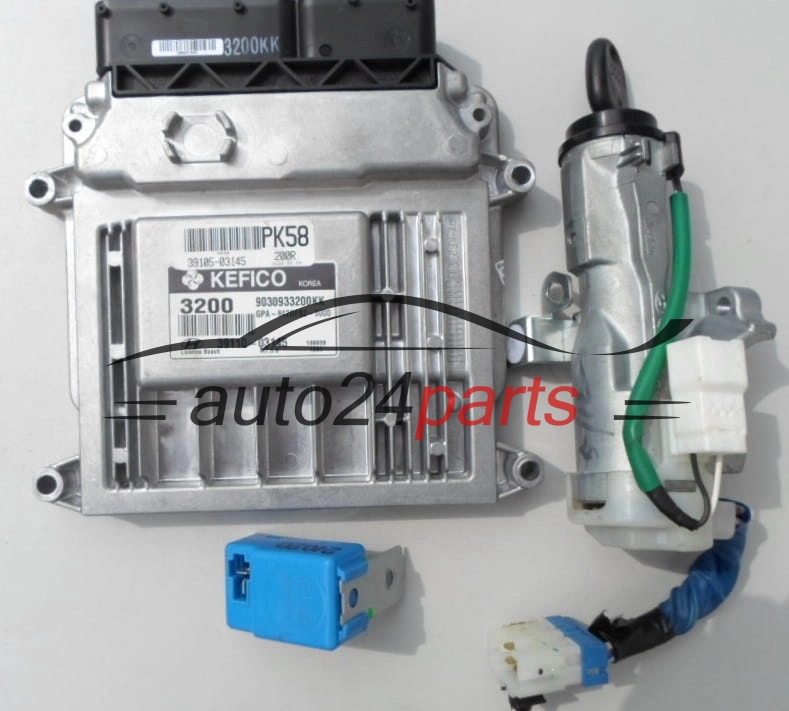 CALCULATEUR MOTEUR HYUNDAI I10 1.2, 9030933200KI, 39100-03145, 3911003145, GPA-842DFS1-5000 