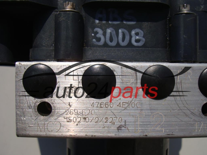 POMPE HYDRAULIQUE ET CALCULATEUR d'ABS NISSAN QASHQAI BOSCH 0 265 244 914, 0265244914, 47660 4EJ0C, 476604EJ0C, 0265956165