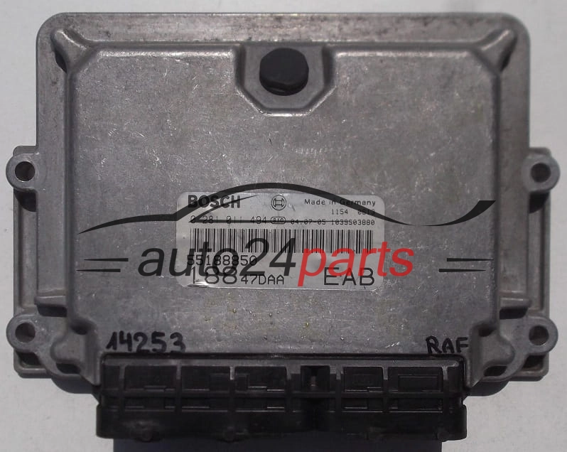 ecu engine control module FIAT PUNTO STILO 1.9 JTD