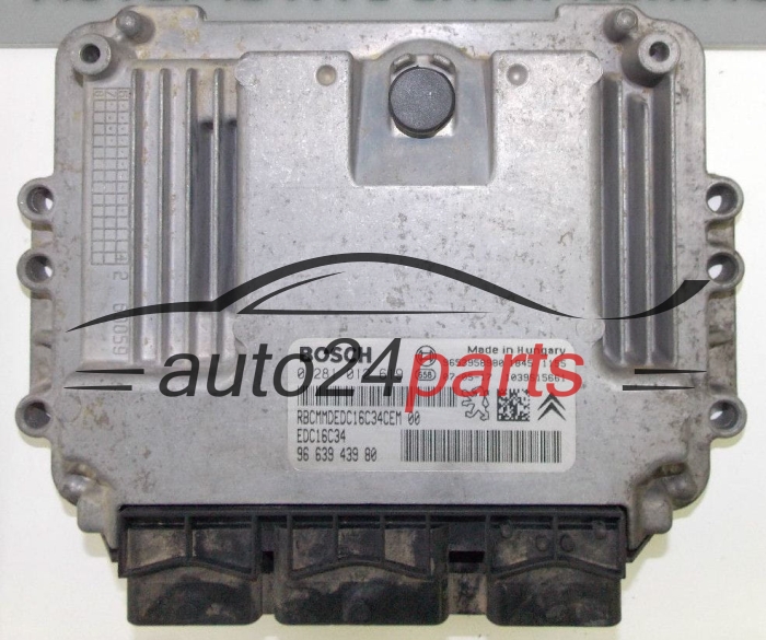 Μονάδα Ελέγχου Κινητήρα CITROEN BERLINGO PEUGEOT PARTNER 1.6HDI BOSCH 0 281 012 619,  96 639 439 80