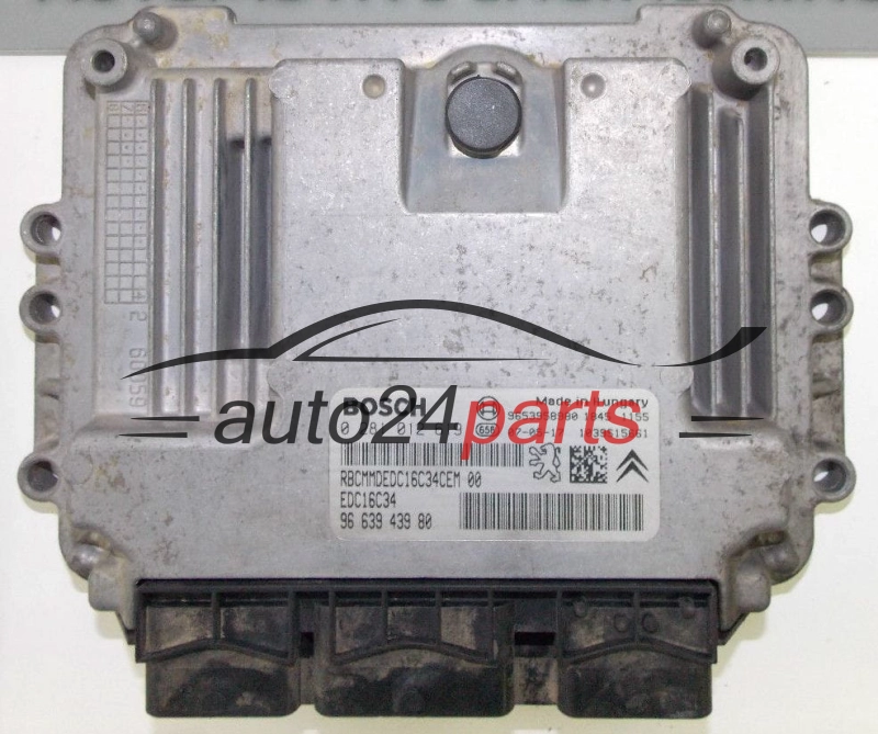 Μονάδα Ελέγχου Κινητήρα CITROEN BERLINGO PEUGEOT PARTNER 1.6HDI BOSCH 0 281 012 619,  96 639 439 80