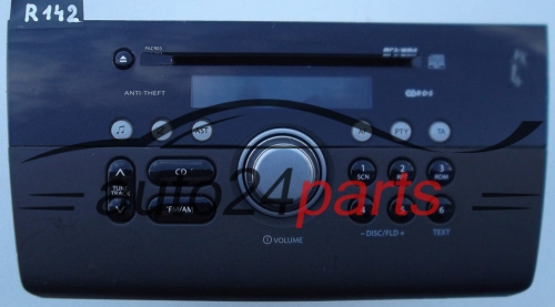 RADIO CD MP3 WMA PACR 06 / PACR06  SUZUKI SWIFT  39101-62J2 / 3910162J2 / 39101-62J20-BZH / 3910162J20BZH / CQ-MX0673G / CQMX0673G - R142, R187, R66, R123