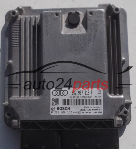 ECU ENGINE CONTROLLER AUDI A4 A5 2.0T TFSI 8K2907115P, 8K2907115D, BOSCH 0261S04132