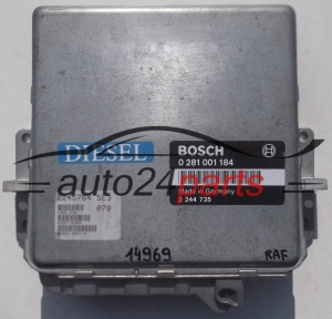 KOMPUTER STEROWNIK SILNIKA BMW 5ER E34 BOSCH 0 281 001 184, 0281001184, 2 244 735, 2244735 - 14969