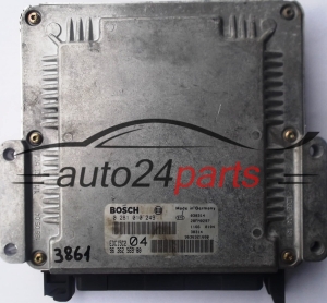 CALCULATEUR MOTEUR CITROEN XSARA PICASSO PEUGEOT 306 2.0 HDI BOSCH 0 281 010 249, 0281010249, 96 362 569 80, 9636256980