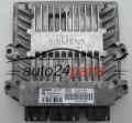 ECU ENGINE CONTROLLER  CITROEN PEUGEOT 2.0 HDI SIEMENS 5WS40146F-T,  SW 9657544780, HW 9647423380, SID801A 