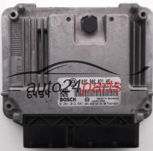 KOMPUTER STEROWNIK SILNIKA VW VOLKSWAGEN CADDY 1.9 TDI 03G906021HS, 03G 906 021 HS, BOSCH 0281013681, 0 281 013 681, DIESEL EDC16U34 0017, 1039S15958 -   6494, 8822