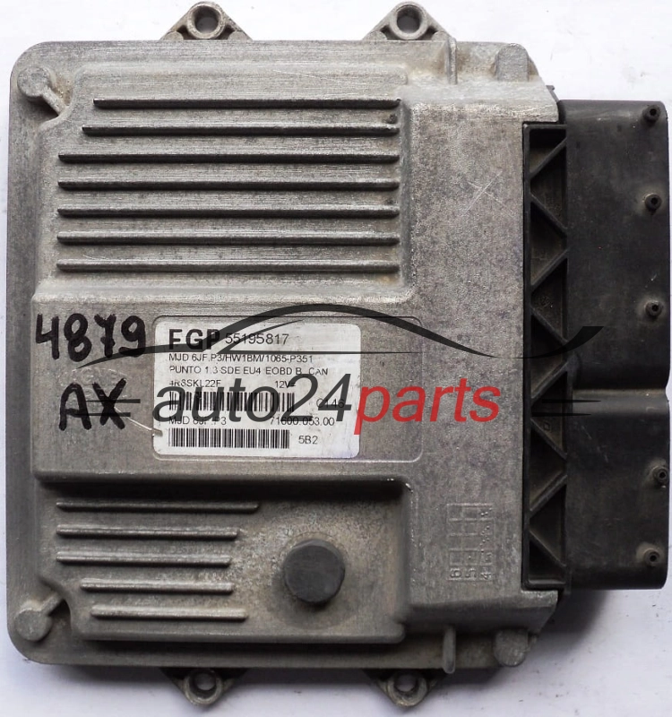 CENTRALINA DO MOTORE FIAT PUNTO 1.3 JTD MAGNETI MARELLI MJD 6JF.P3