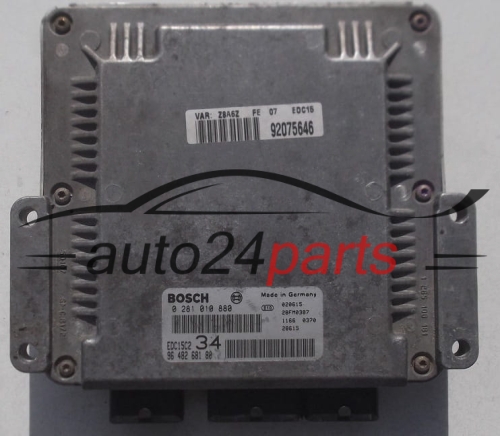 Μονάδα Ελέγχου Κινητήρα PEUGEOT 607 2.2 HDI BOSCH 0 281 010 880