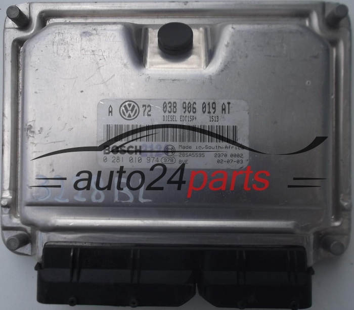 ΜΟΝΑΔΑ ΕΛΕΓΧΟΥ ΚΙΝΗΤΗΡΑ VW VOLKSWAGEN GOLF 1.9 TDI 038906019AT
