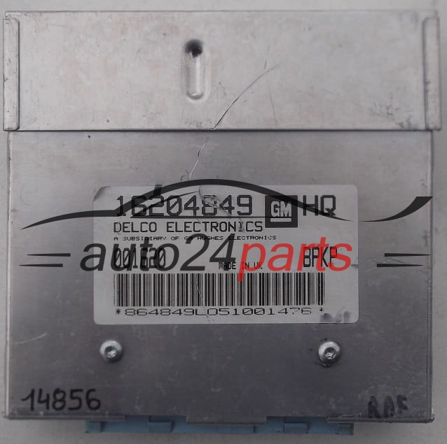 CENTRALINA DO MOTORE OPEL VECTRA A DELCO 16204849 HQ, 16204849HQ, 001620, BPKP