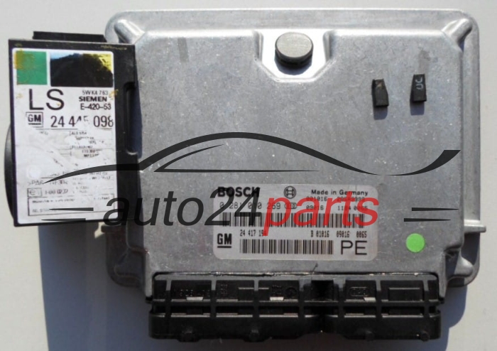 CALCULATEUR MOTEUR OPEL VECTRA 2.0 DTI BOSCH 0 281 010 269, GM 24 417 194 PE