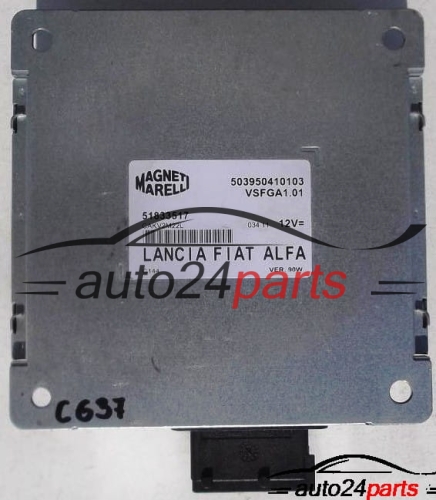 CENTRALITA DE CONFORT FIAT, LANCIA, ALFA, 51833517, 503950410103, VSFGA1.01 