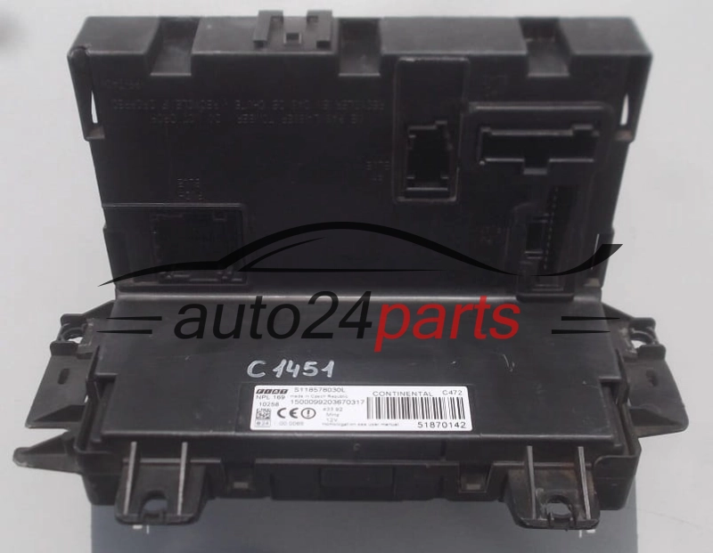 COMFORT CONTROL MODULE BSI FIAT PANDA S118578030L