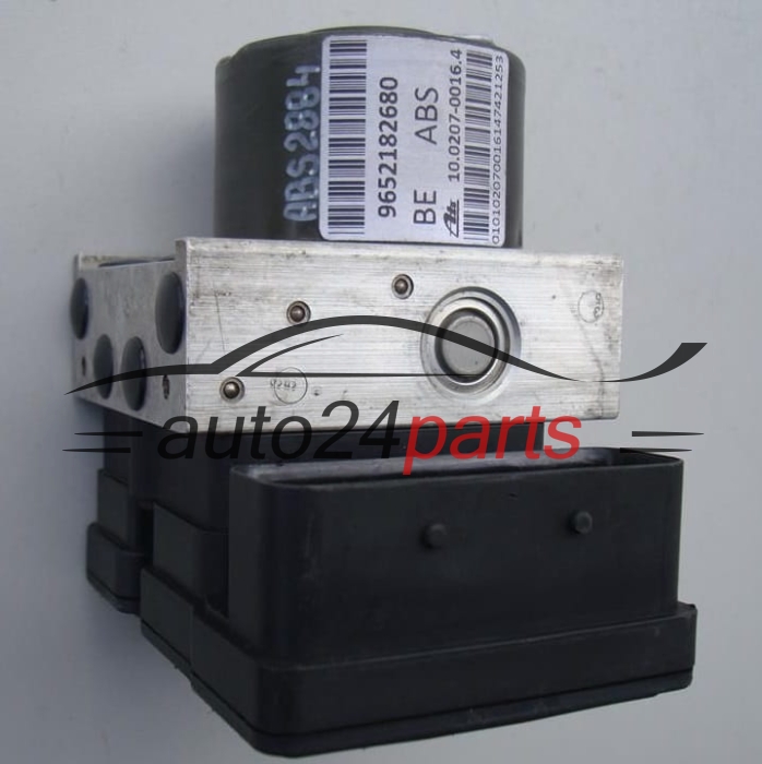 ABS PUMPE BLOCK HYDRAULIKPUMPE STEUERGERÄT CITROEN PEUGEOT 9652182680, ATE 10.0207-0016.4, 10020700164, 10.0970-1119.3, 10097011193