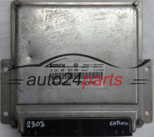 ECU Engine Controller ALFA ROMEO 145 146 1.9 JTD BOSCH 0281001936 46784951 C424F930 28SA4499