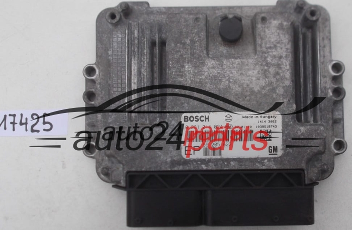MOTORSTEUERGERÄT ECU STEUERGERÄT OPEL ASTRA ZAFIRA 1.9 CDTI BOSCH 0 281 014 024, 0281014024, GM 55 205 622 EP