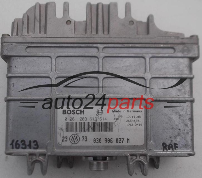 Μονάδα Ελέγχου Κινητήρα VOLKSWAGEN GOLF III VENTO BOSCH 0 261 203 613/614, 0261203613, 0261203614, 030 906 027 B, 030906027B