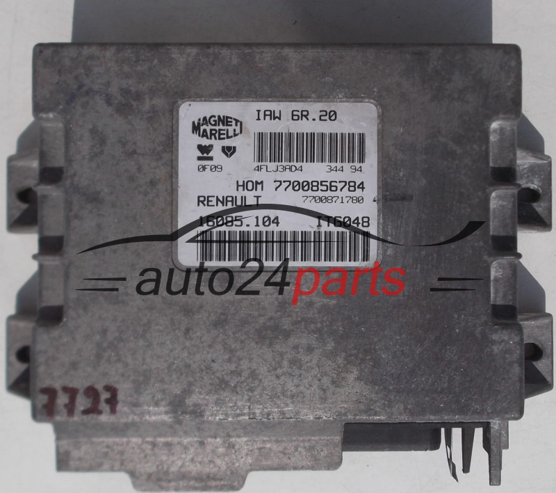 Μονάδα Ελέγχου Κινητήρα RENAULT TWINGO 1.2 MAGNETI MARELLI IAW 6R.20, IAW6R20, 7700856784, 7700871780, 16085.104, 16085104