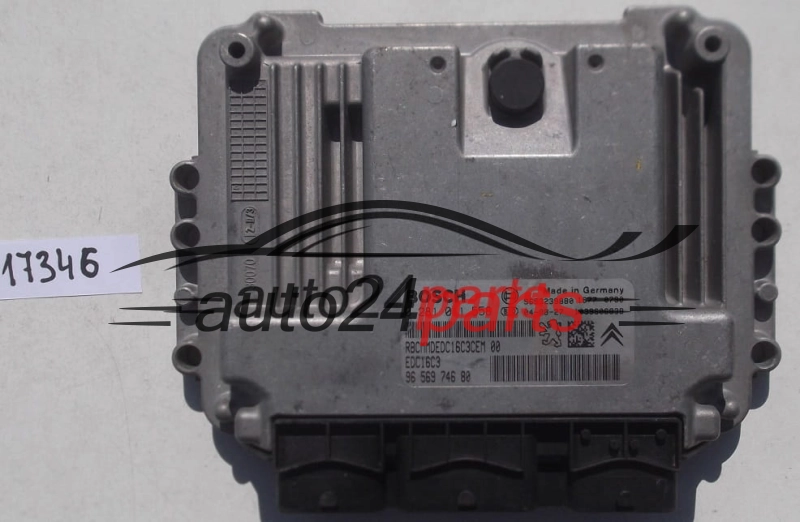 MOTORSTEUERGERÄT ECU STEUERGERÄT PEUGEOT 407 1.6 HDI BOSCH 0 281 011 558, 0281011558, 96 569 746 80, 9656974680, 9653239880, EDC16C3