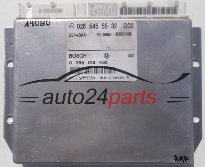 CENTRALINA ABS ESP+BSA MERCEDES E KLASA W210 BOSCH 0 265 109 436, 0265109436, 026 545 55 32